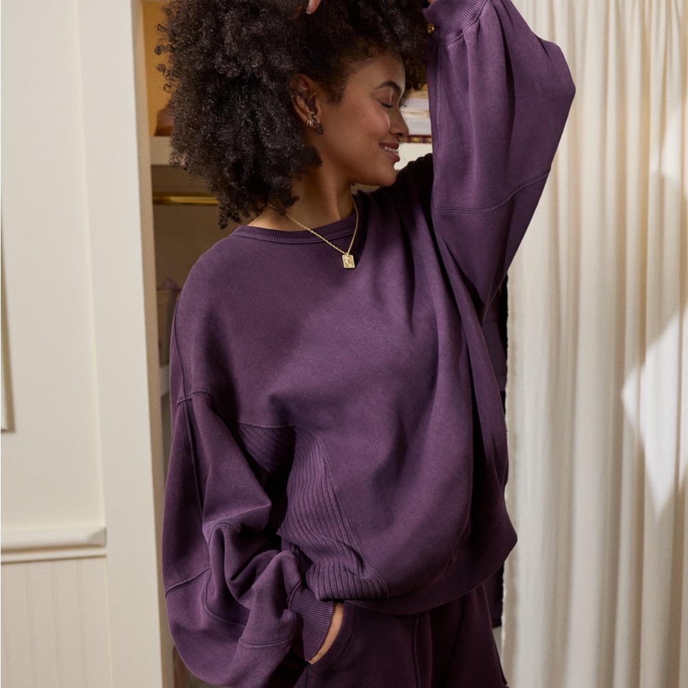 Purple aerie Sweatshirt